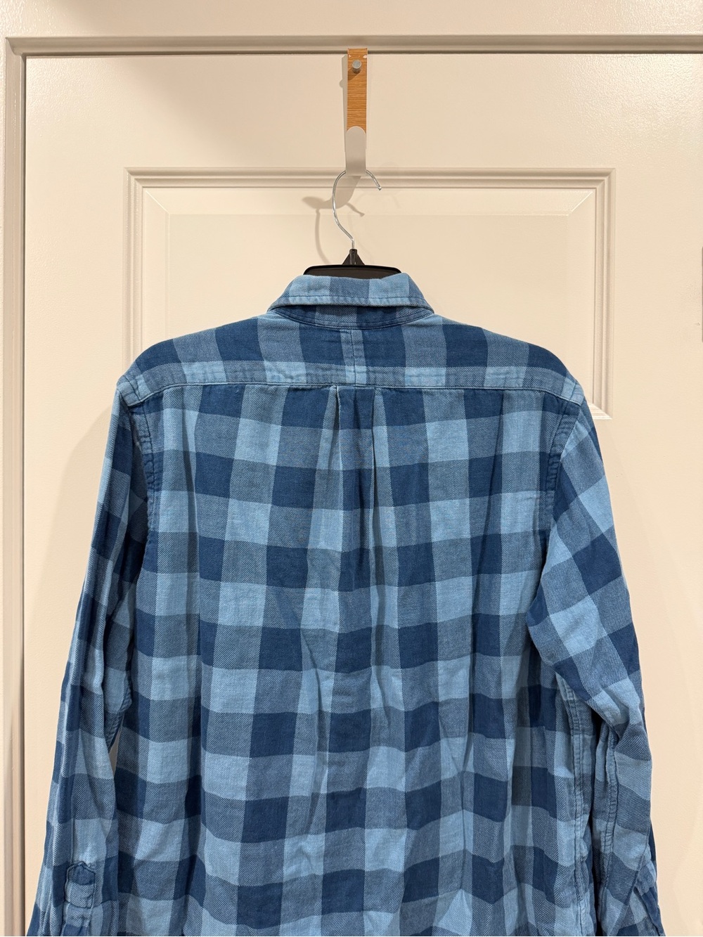Polo by Ralph Lauren Men’s Blue Classic Fit Plaid Double Faced Shirt sz L - Picture 11 of 11